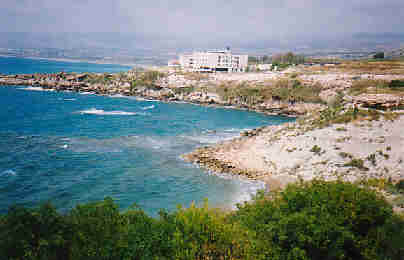 The coast at Paphos