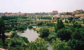 The Roman Bridge below Salamanca