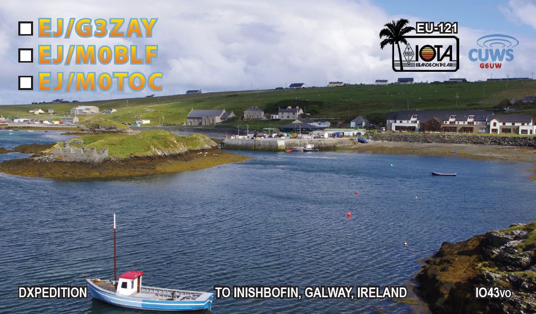 QSL card from Inishbofin